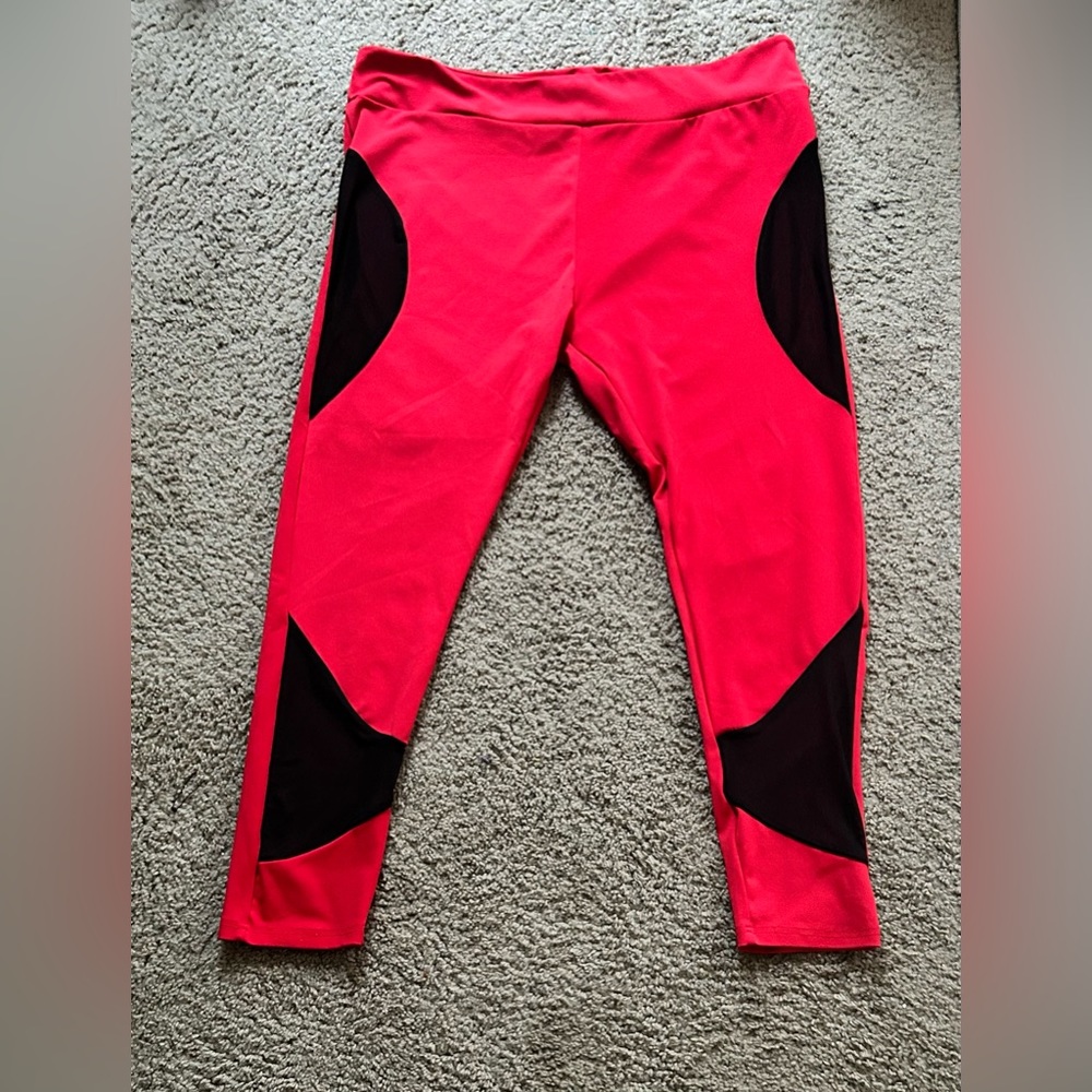 Red and Black Leggings